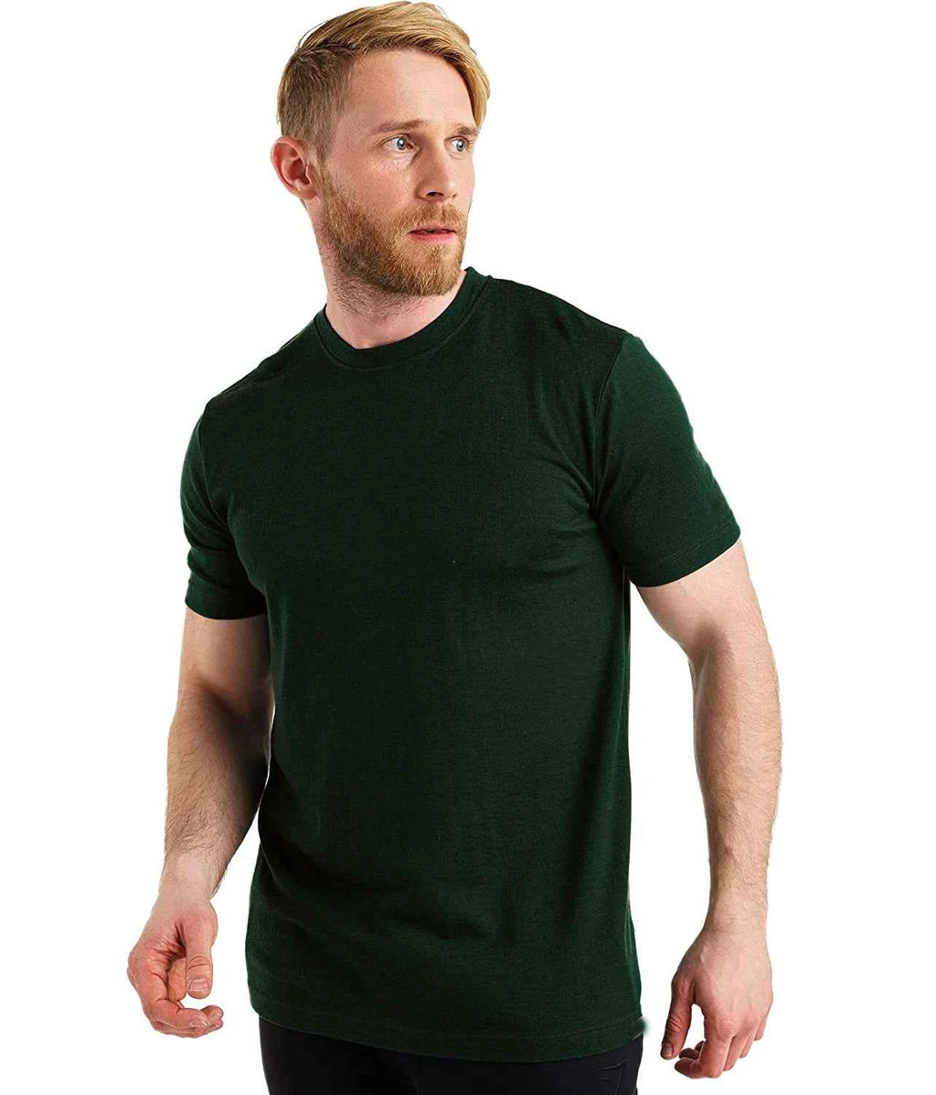 Men’s Merino Wool Crew Neck T-Shirt