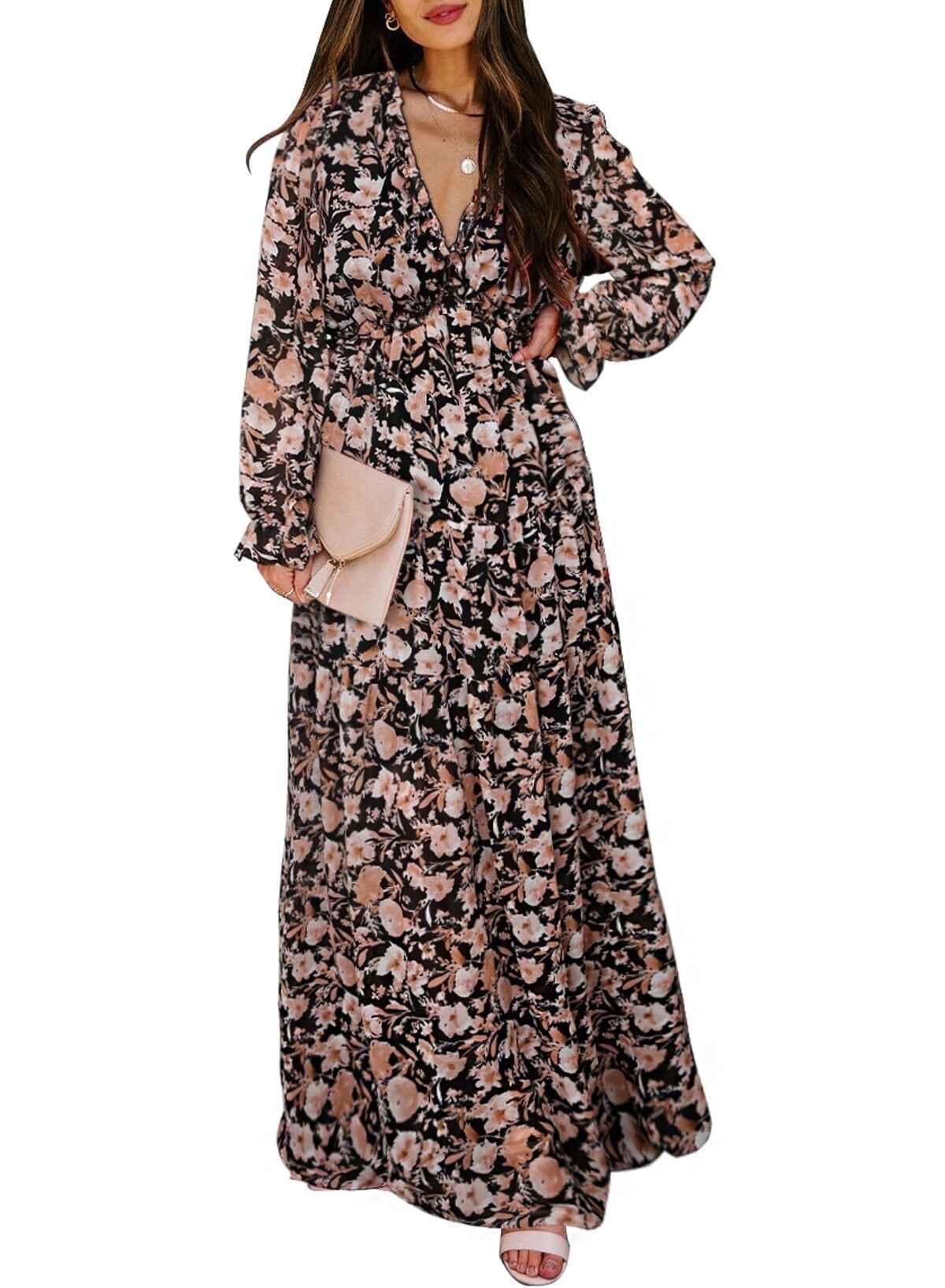 Boho Floral Maxi Dress
