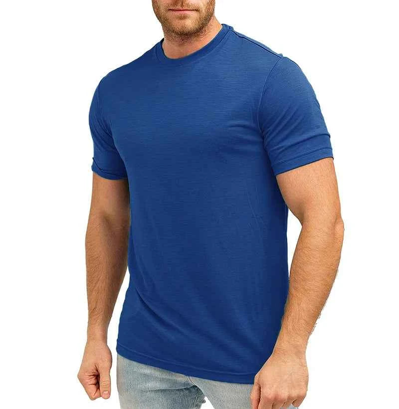 Men’s Merino Wool Crew Neck T-Shirt