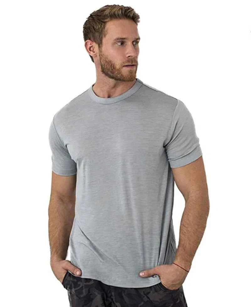Men’s Merino Wool Crew Neck T-Shirt