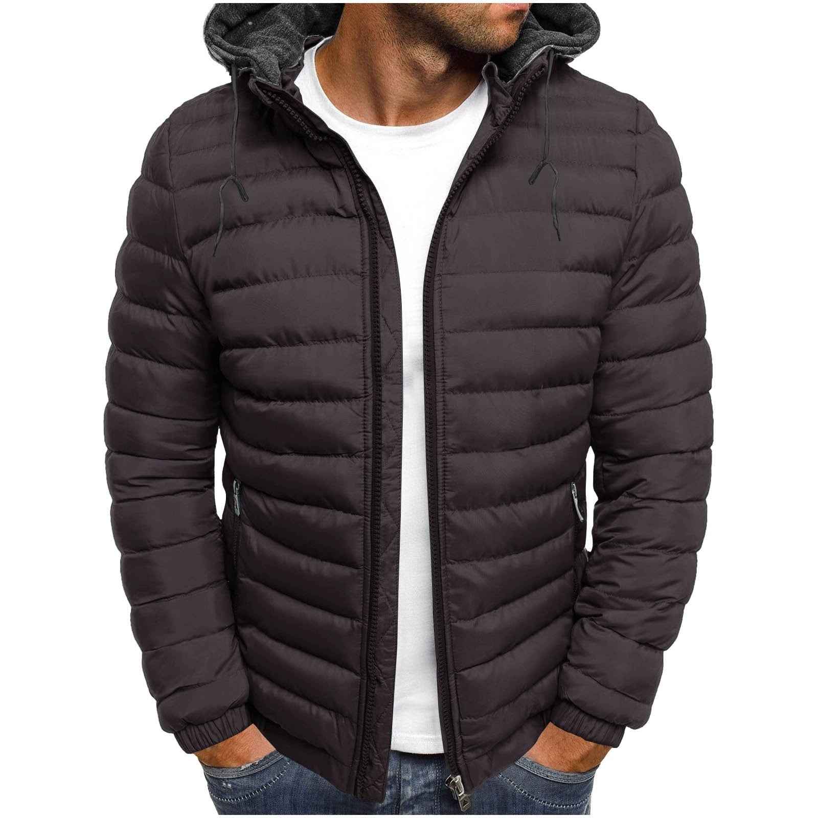 Men’s Hooded Puffer Winter Jacket