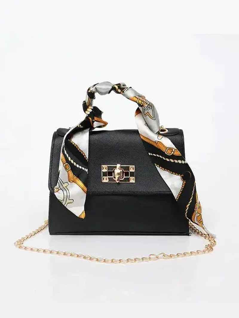 Women’s Crossbody Handbag Faux Leather Chain Strap Spring Shoulder Bag