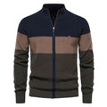 Men’s Color Block Full-Zip Knit Cardigan