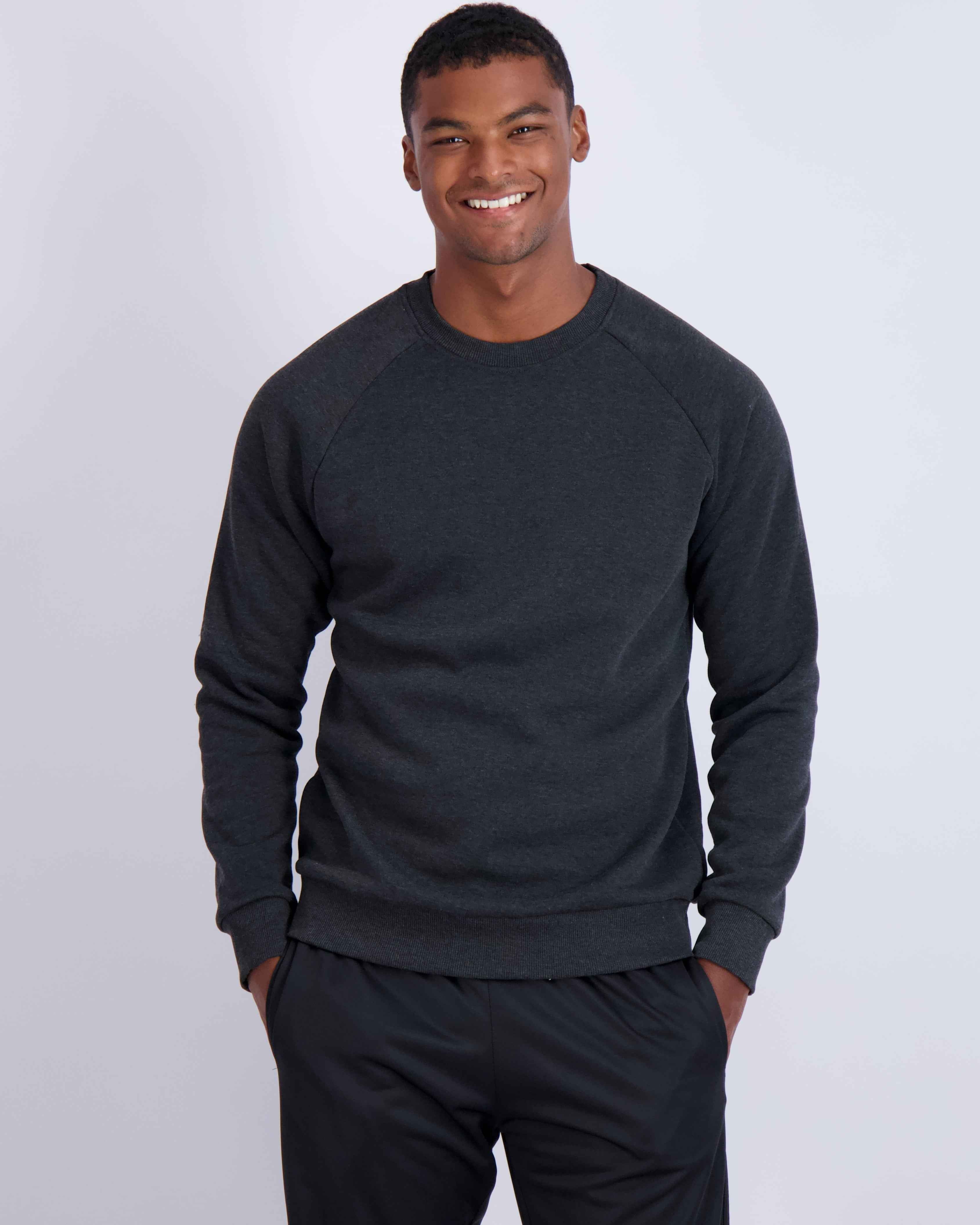 Men’s Plush Fleece Crewneck Sweatshirt