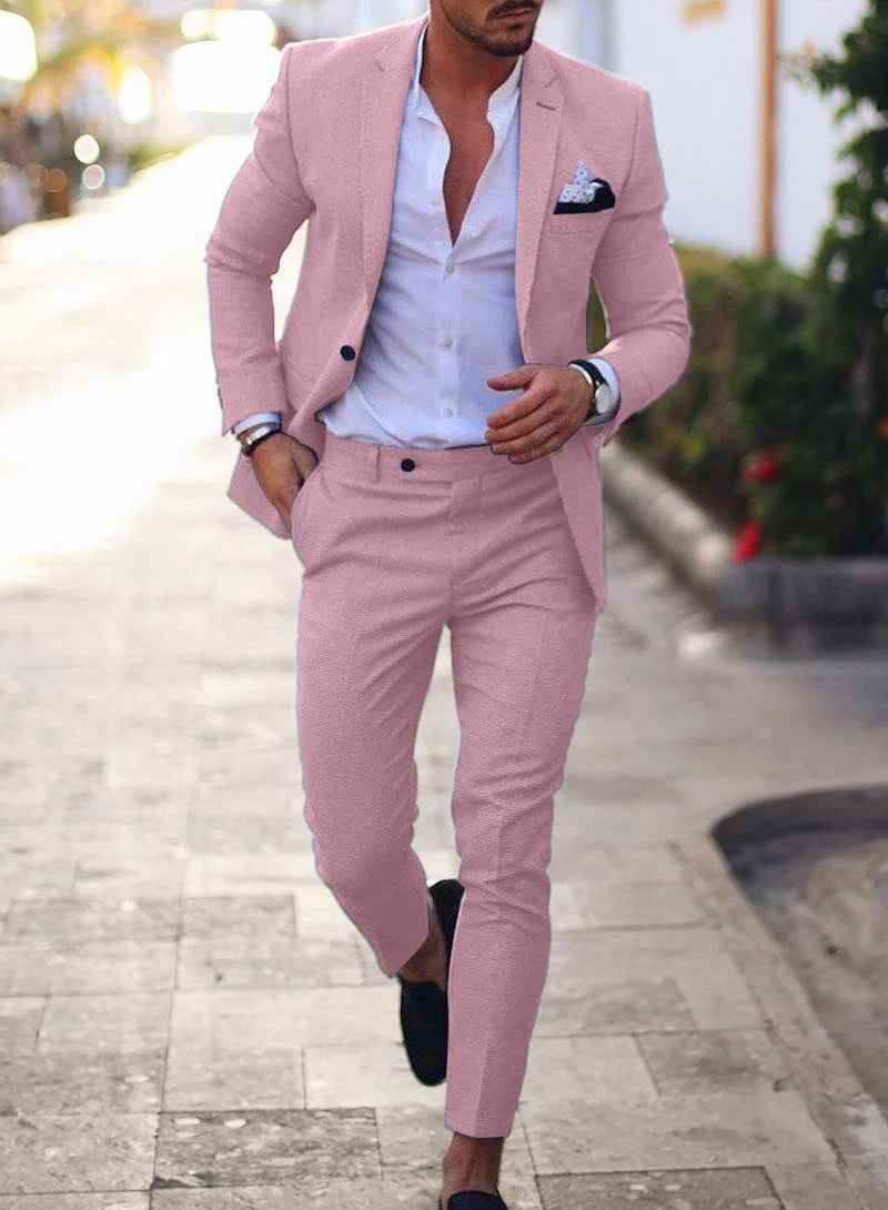 Men’s Slim Fit Two-Piece Suit