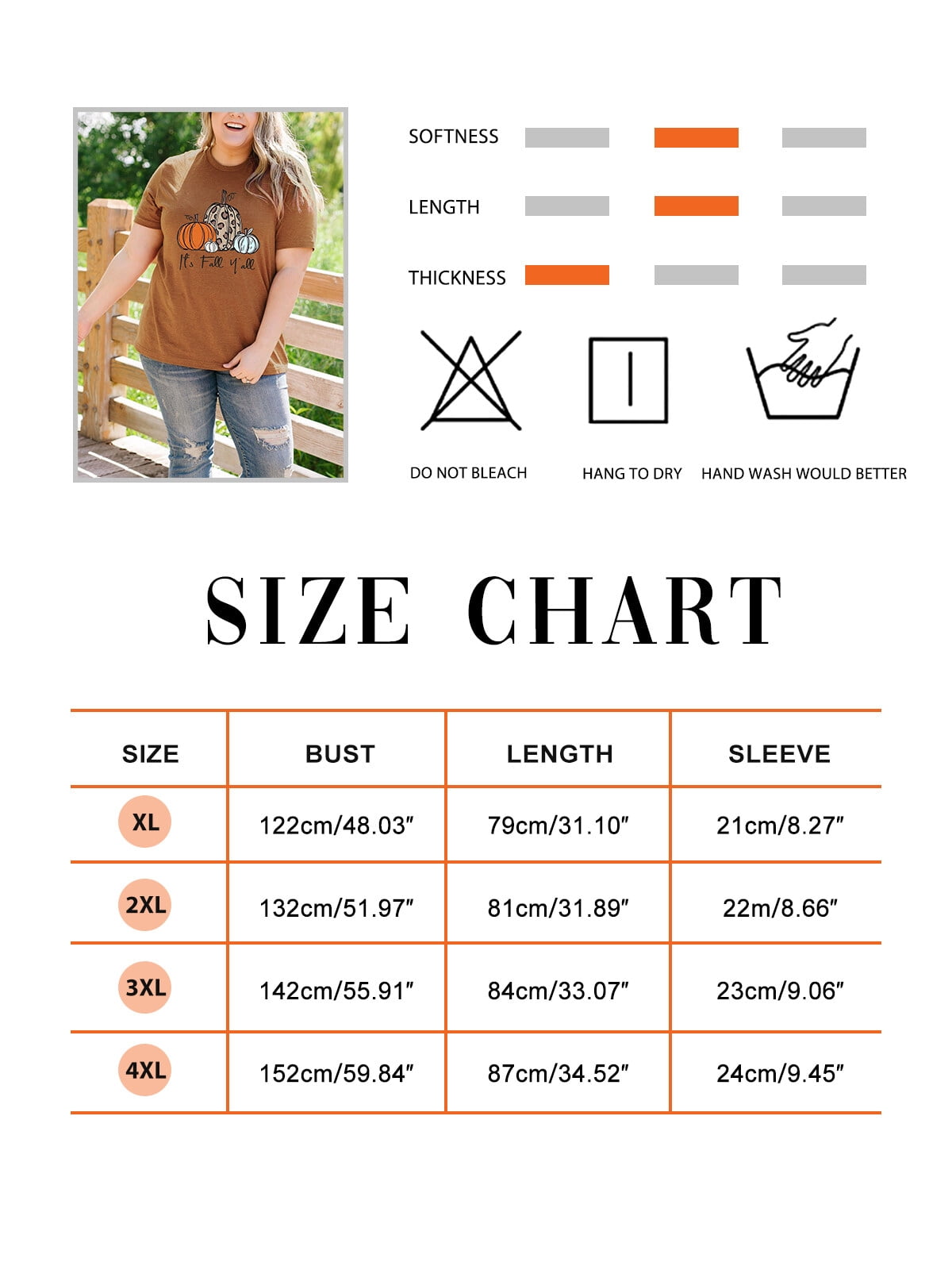 Women's Pumpkin Truck Graphic T-Shirt Plus Size