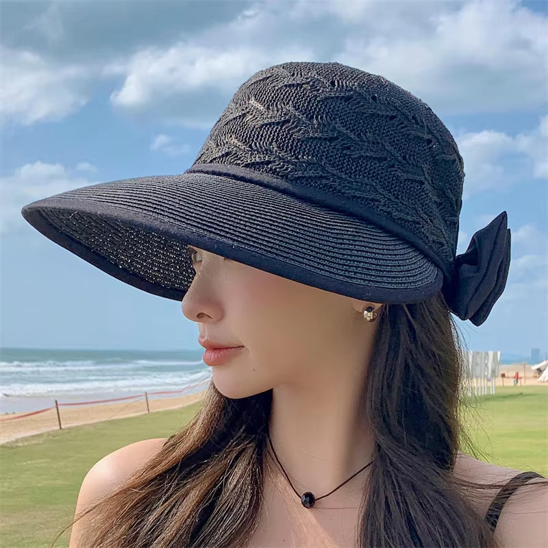 Women's Wide Brim Straw Sun Hat