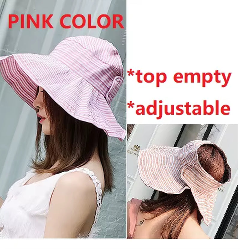 Women's Wide Brim Straw Sun Hat