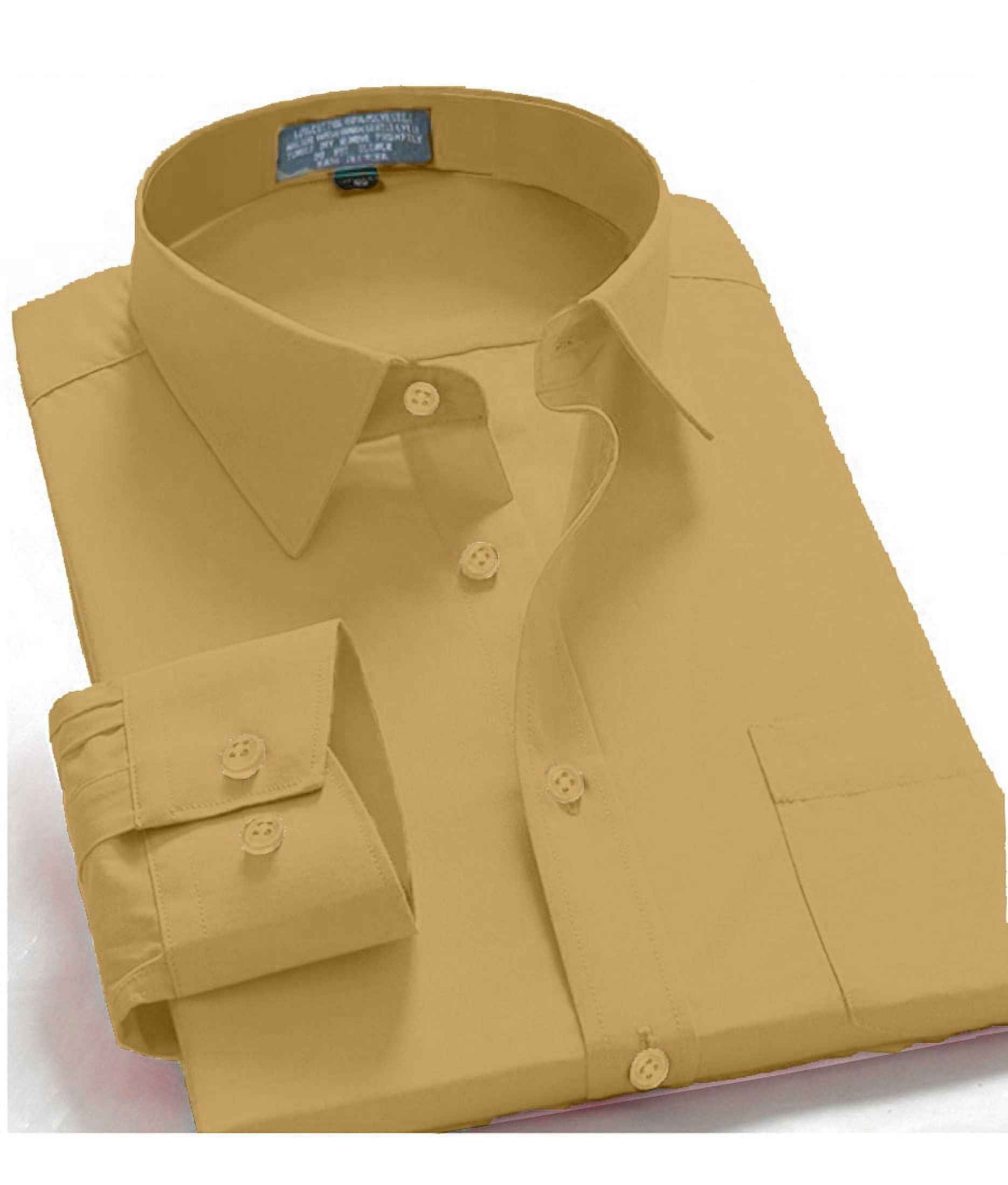 Men’s Classic Solid Dress Shirt
