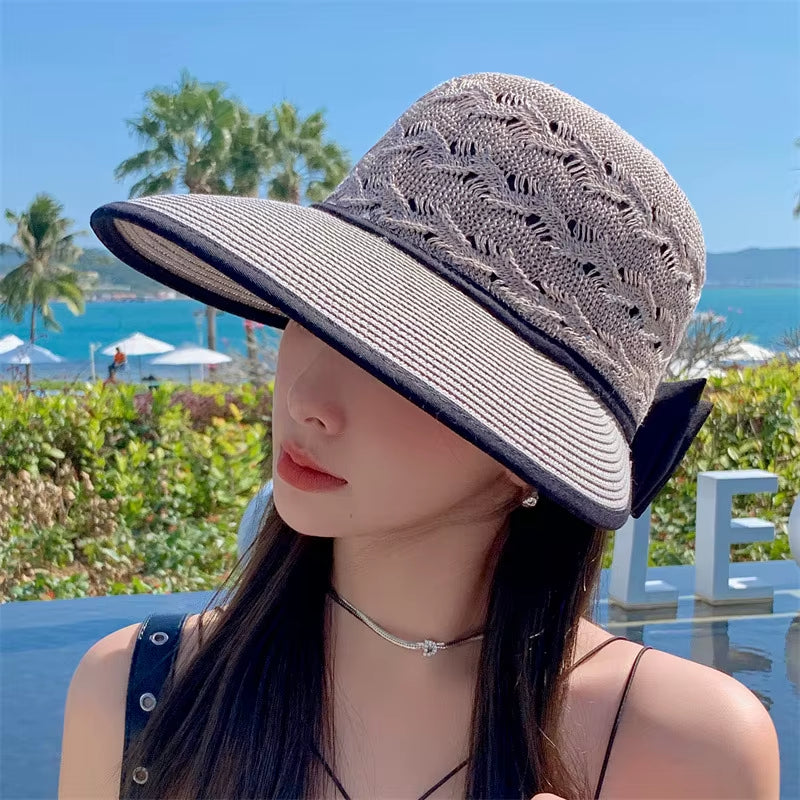 Women's Wide Brim Straw Sun Hat