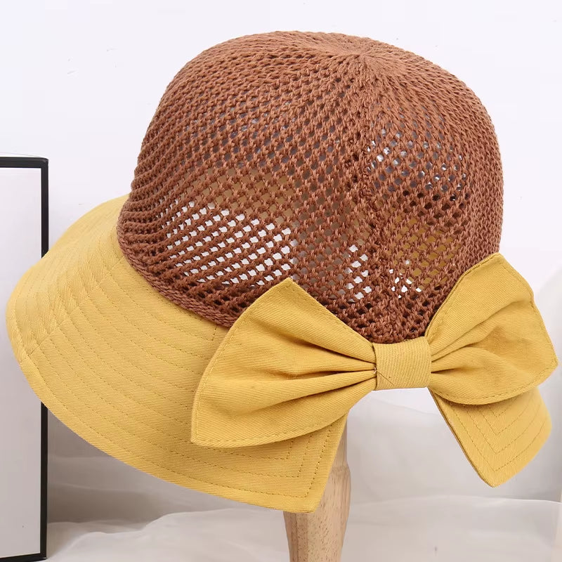 Women's Wide Brim Straw Sun Hat