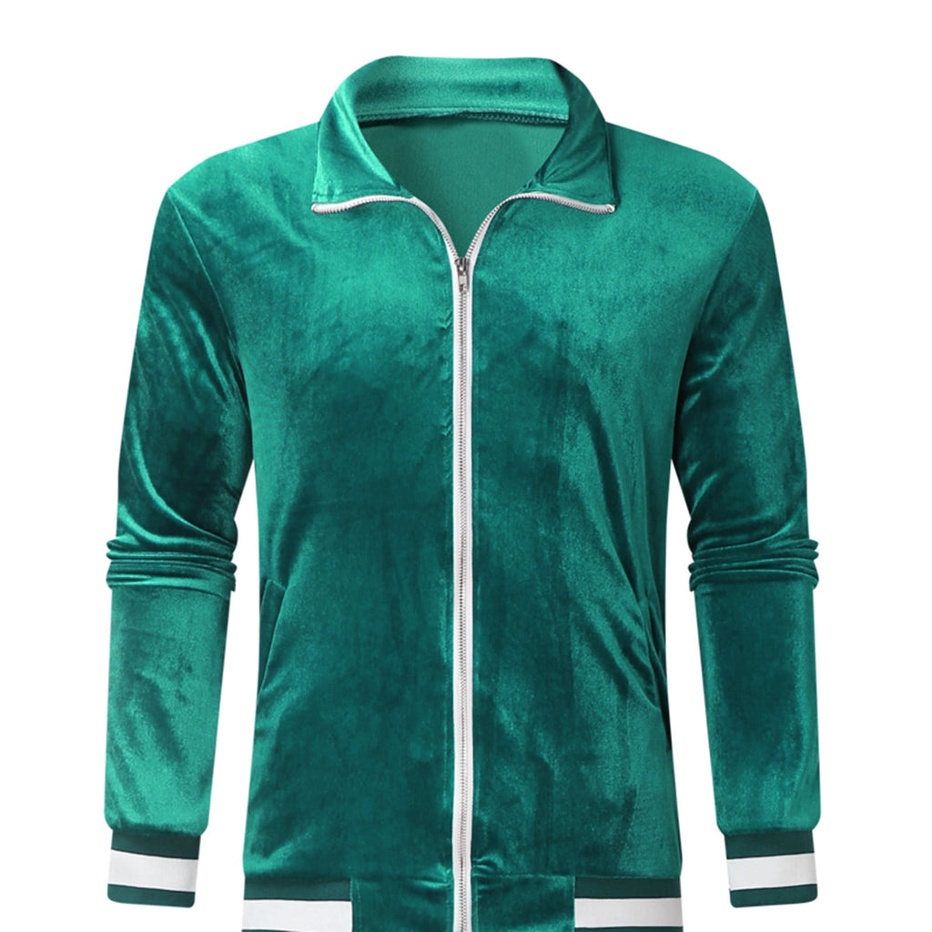 Men's Velvet Tracksuit Set