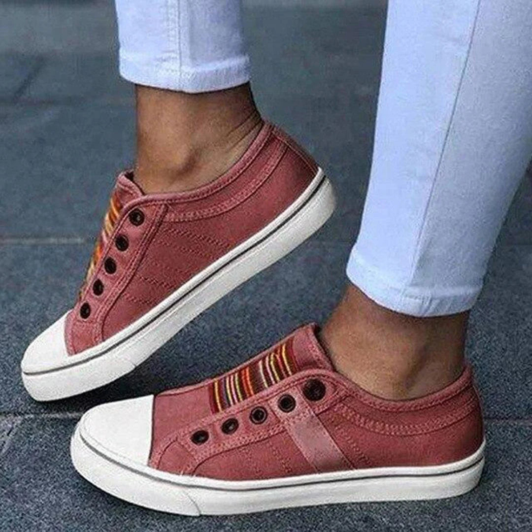 Estelle | Casual Slip-On Canvas Sneakers