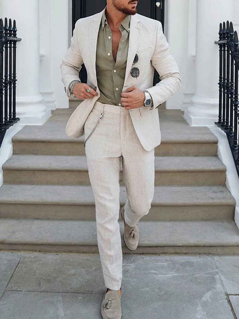 Men’s Slim Fit Two-Piece Suit