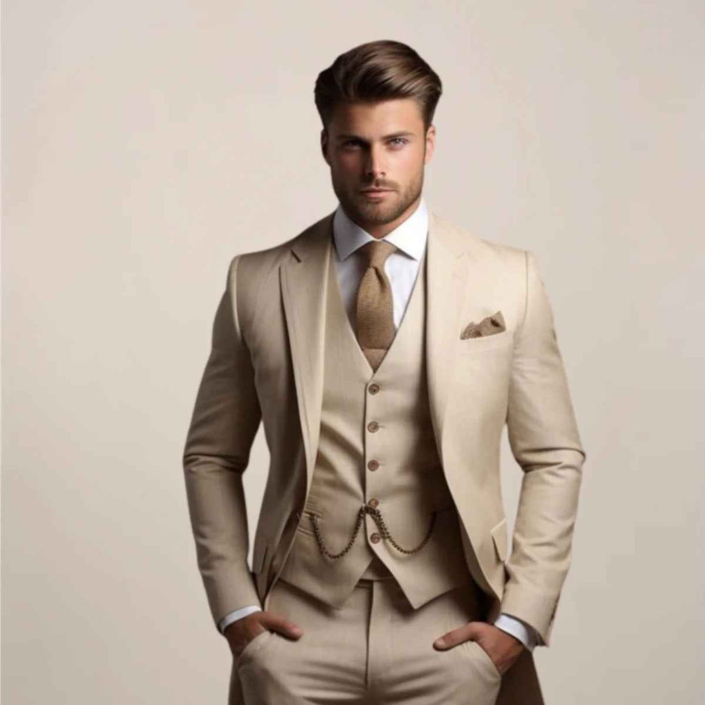 Karl Three-Piece Slim-Fit Suit