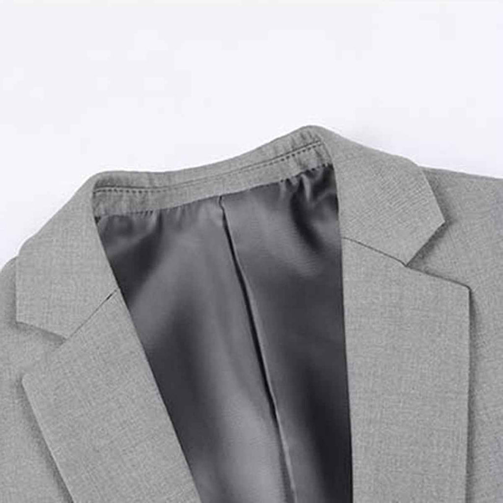 Men’s Slim Fit One-Button Suit Blazer
